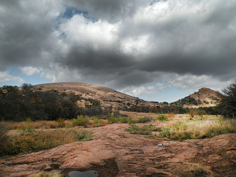 Storm over Enchanted Rock
